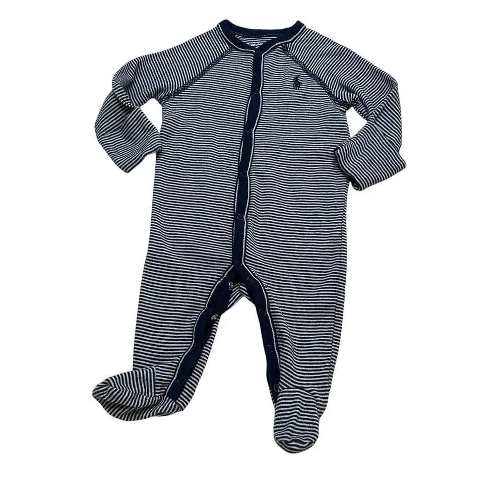 Ralph Lauren Stripe Baby Romper sz 3 m